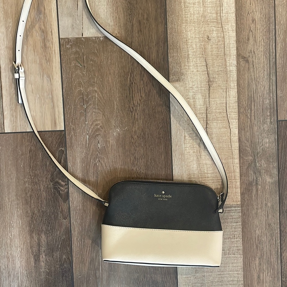 Kate Spade Black & White Crossbody